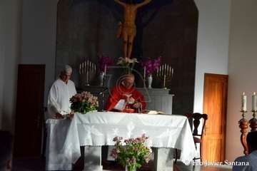 Caserones Bajo procesiona a sus patronos (Foto Francisco Javier Santana)